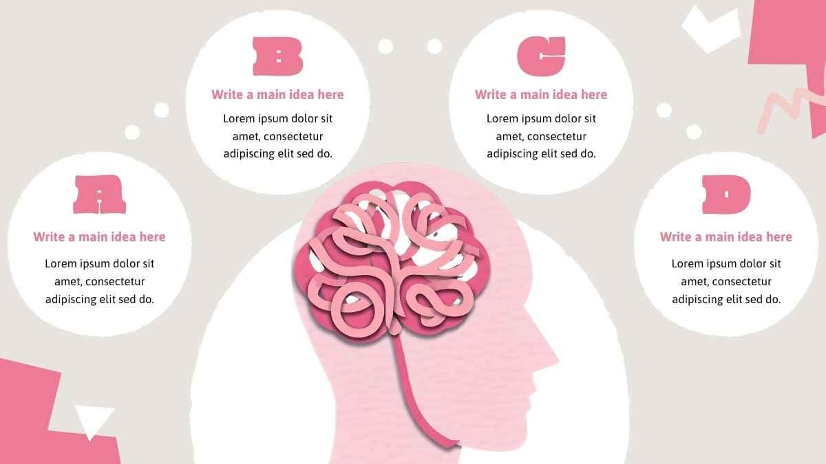 Cute Brain Background Slides - slide 11