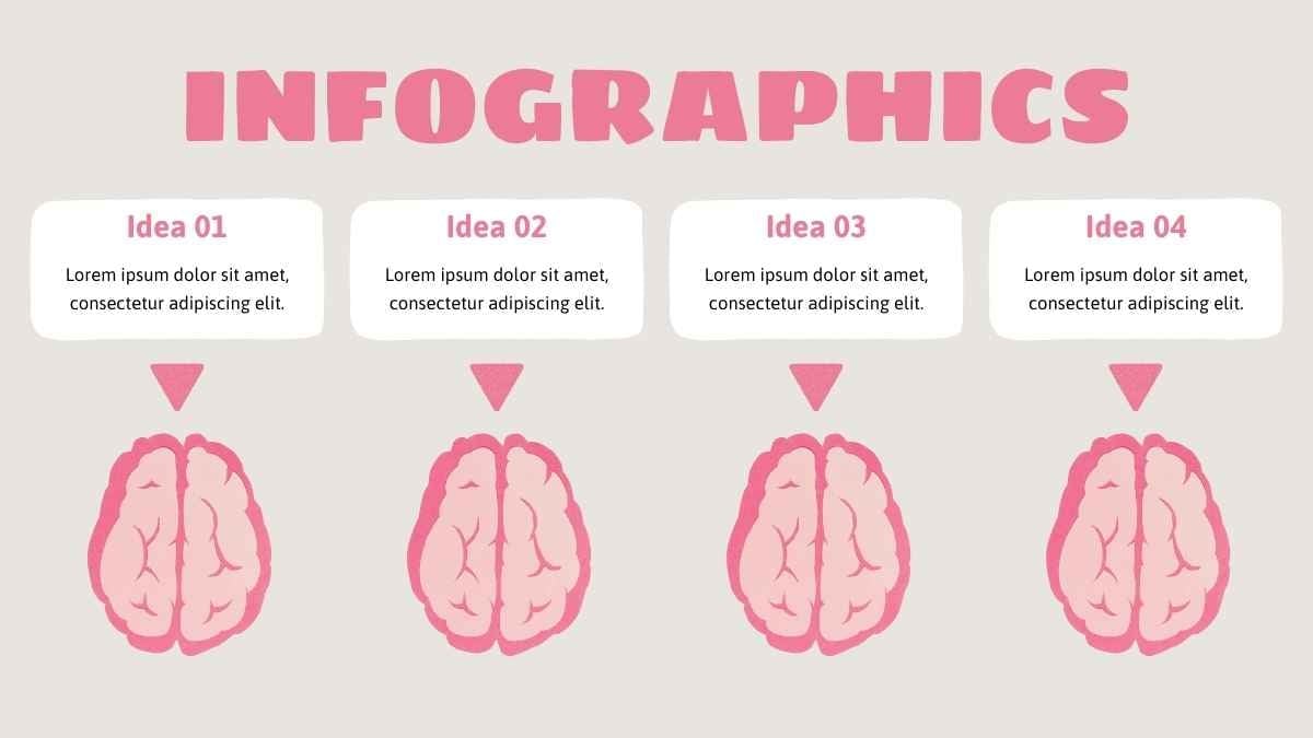 Cute Brain Background Slides - slide 9