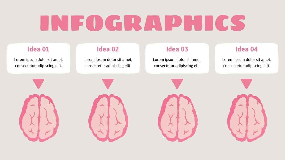 Cute Brain Background Slides - diapositiva 9