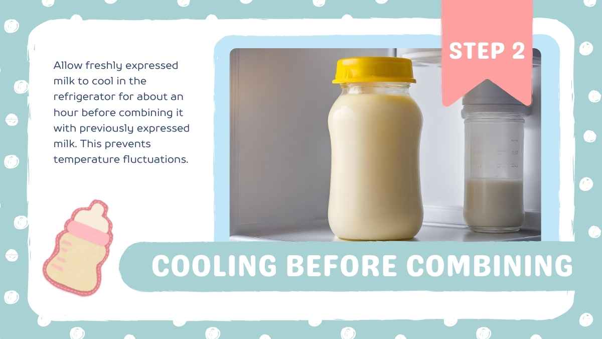 Cute Breast Milk Storage Tutorial Slides - slide 11