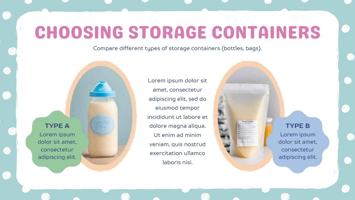 Cute Breast Milk Storage Tutorial Slides - slide 7