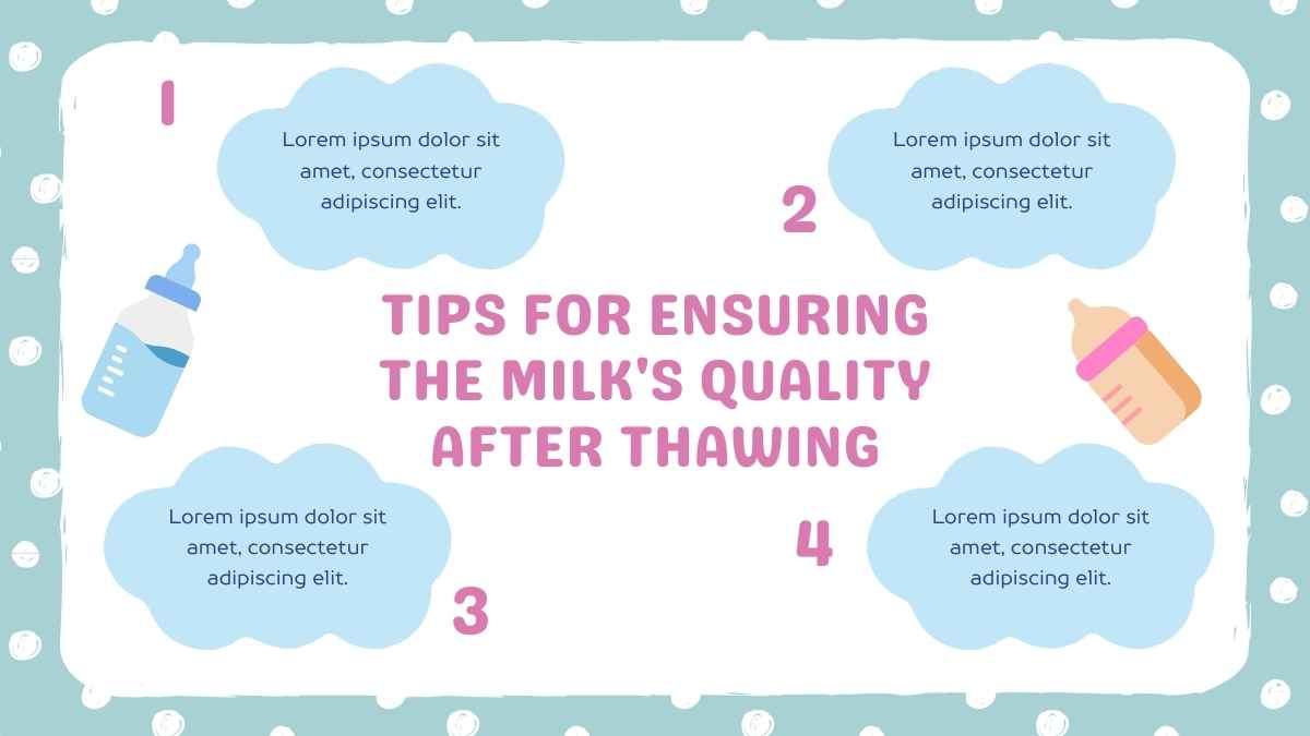 Cute Breast Milk Storage Tutorial Slides - slide 8