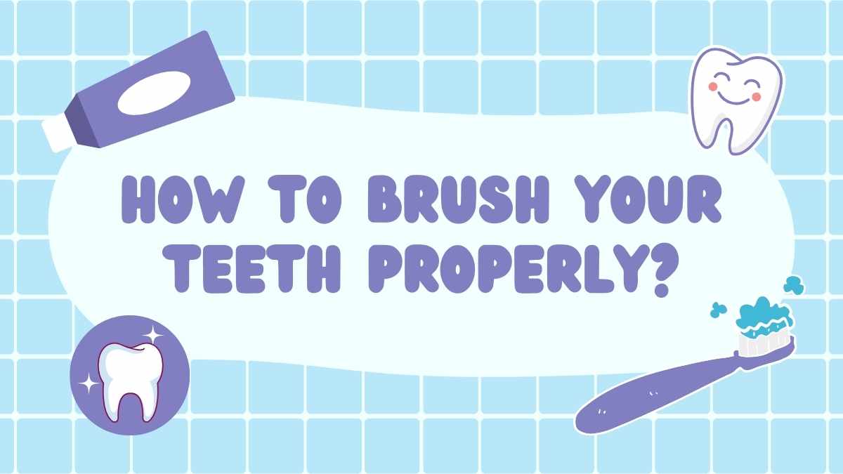 Cute Brushing Your Teeth Tutorial - slide 7