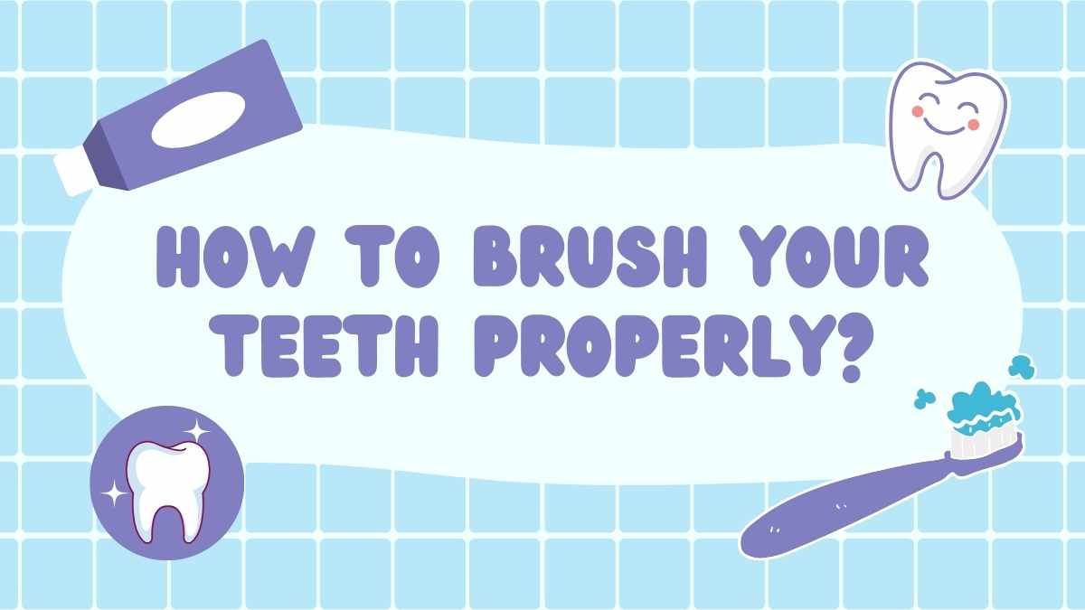 Cute Brushing Your Teeth Tutorial - diapositiva 7