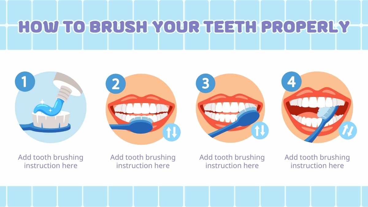 Cute Brushing Your Teeth Tutorial - slide 8