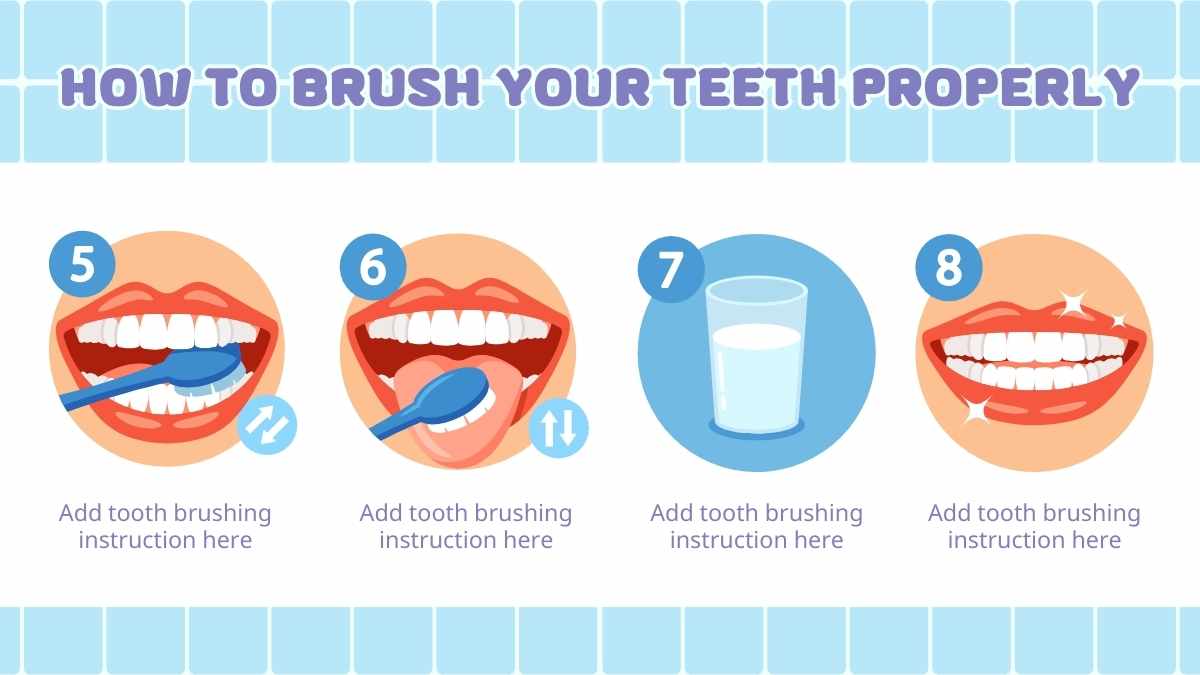 Cute Brushing Your Teeth Tutorial - slide 9