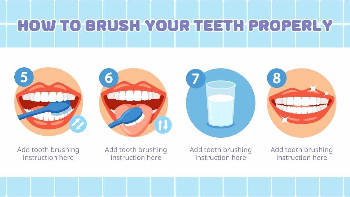 Cute Brushing Your Teeth Tutorial - diapositiva 9