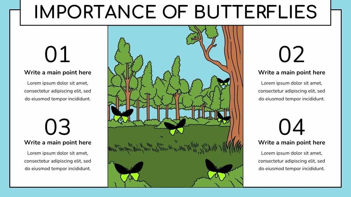 Cute Butterfly Life Cycle Infographic - slide 10