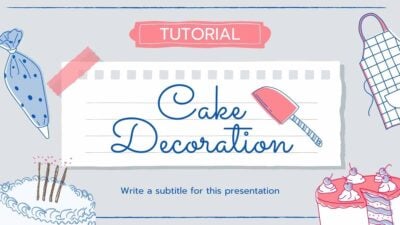 Cute Cake Decoration Tutorial Slides