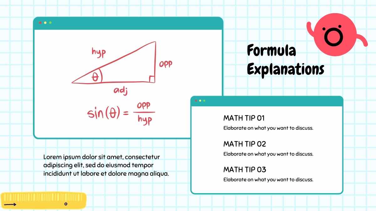 Slides de Plano de Aula de Matemática com Tema de Desenho Fofo - deslizar 12