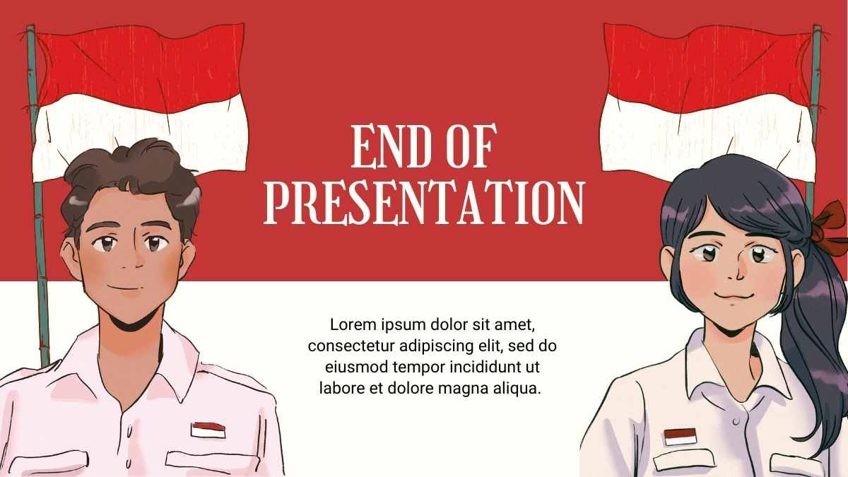 Cute Cartoon Sumpah Pemuda History Lesson - diapositiva 13