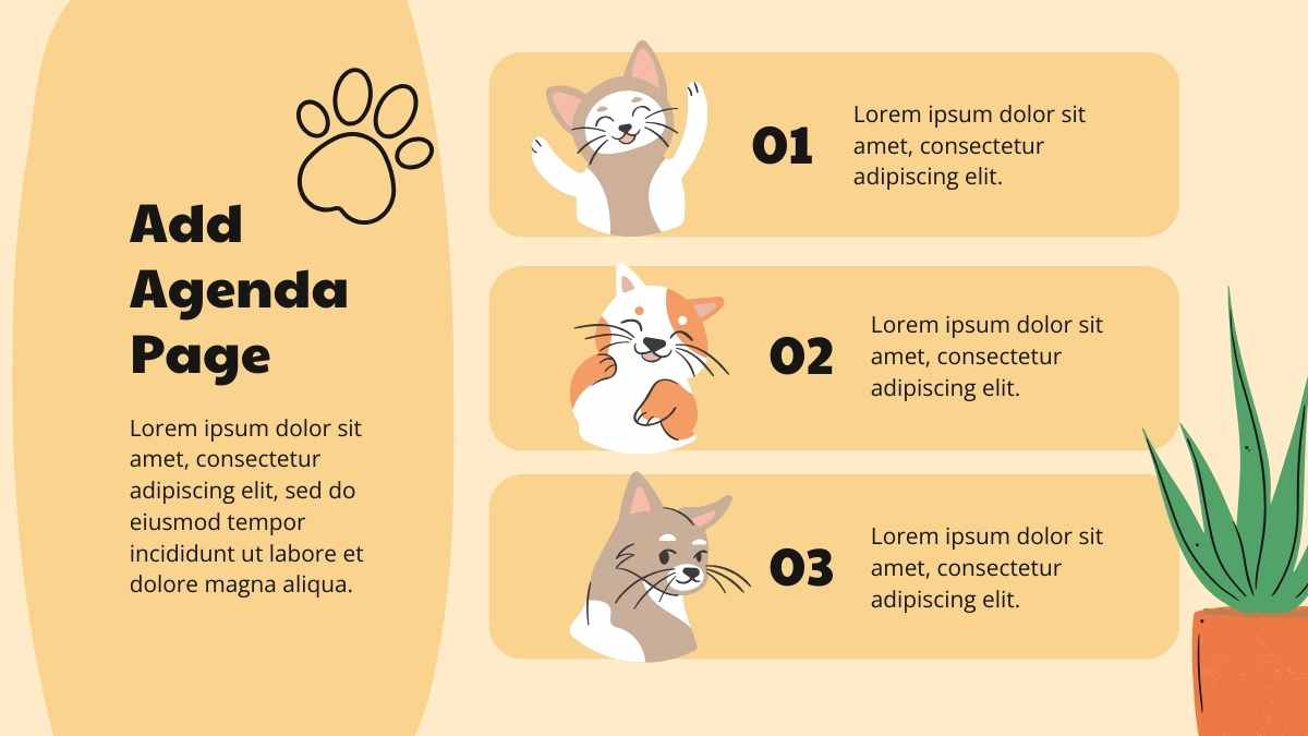 Slides de Plano de Aula de Atividades com Gatos Fofos - deslizar 6