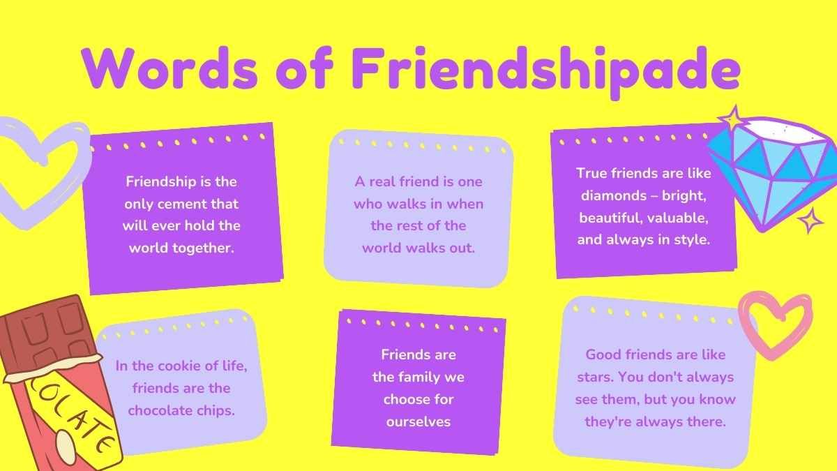 Cute Celebrating 10 Years of Friendship - slide 15