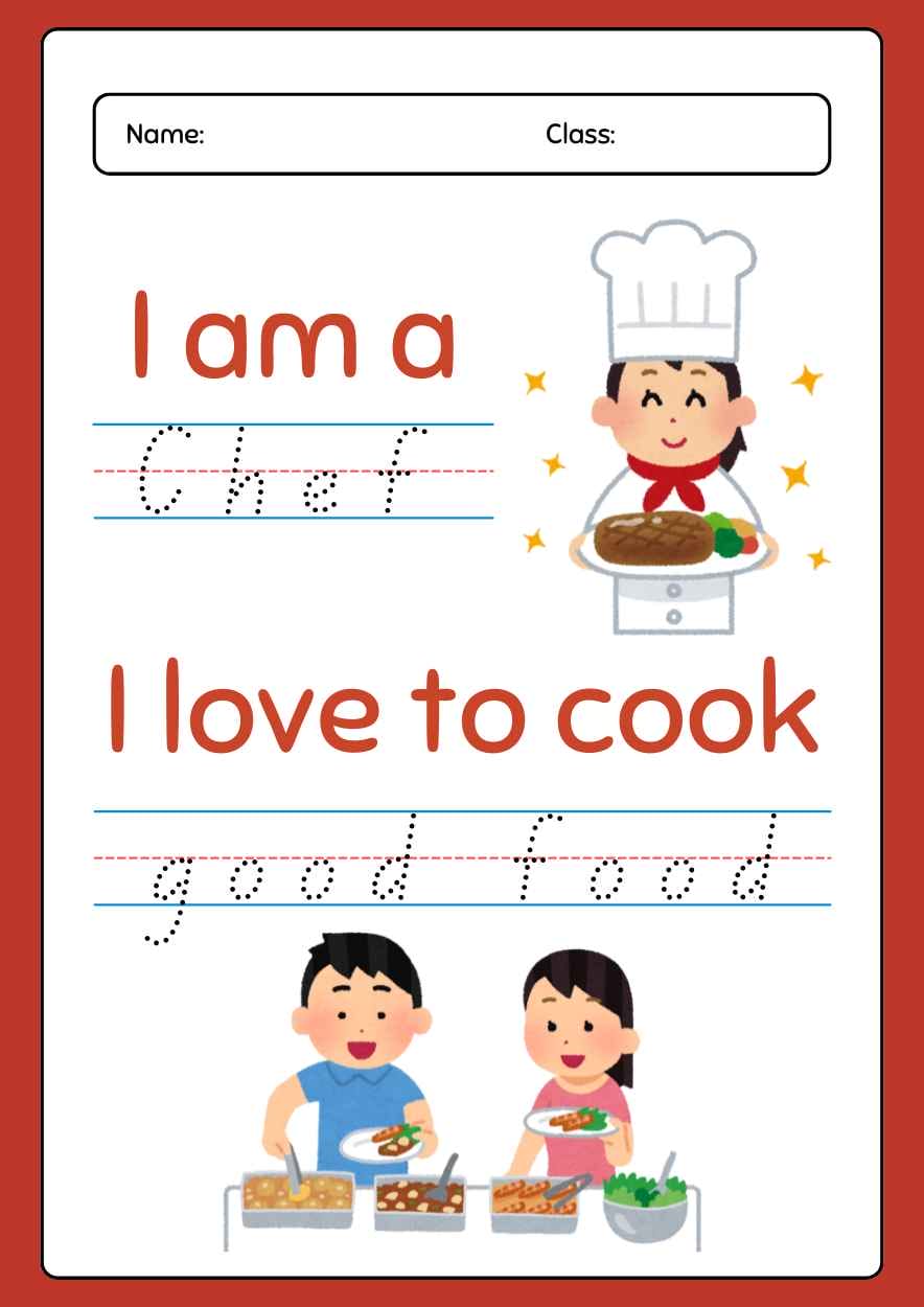 Cute Chef Worksheet - slide 4