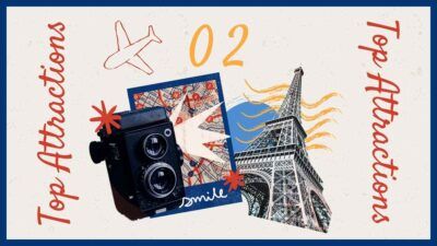 Cute Collage Paris Travel Guide Slides