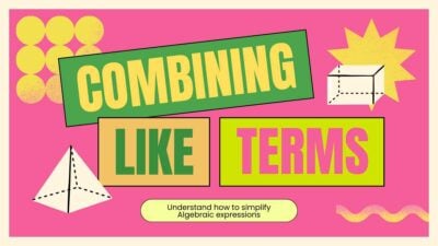 Slides Carnival Google Slides and PowerPoint Template Cute Colorful Combining Like Terms Lesson for Elementary 1