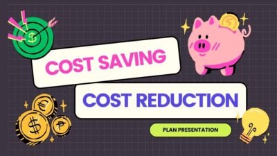 Cute Cost Saving Cost Reduction Plan Slides