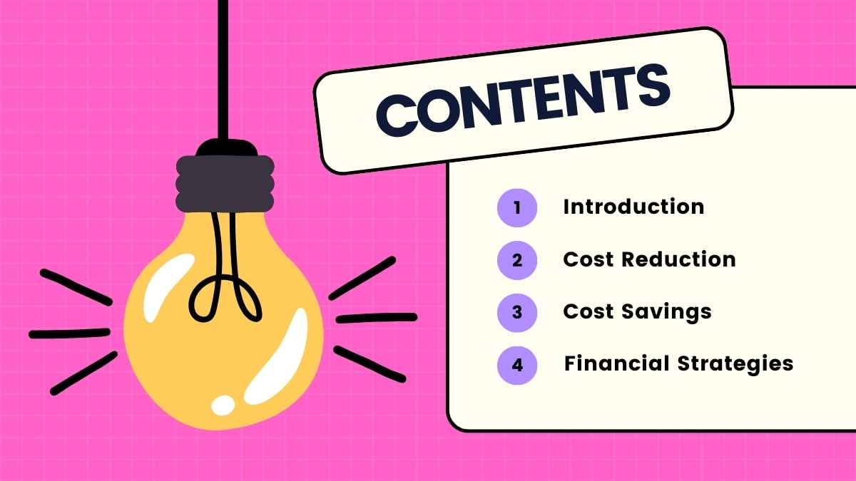 Cute Cost Saving Cost Reduction Plan Slides - slide 2