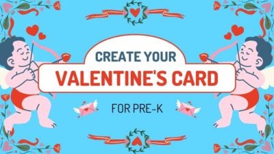 Cute Create your Valentine's Card for Pre-K Slides