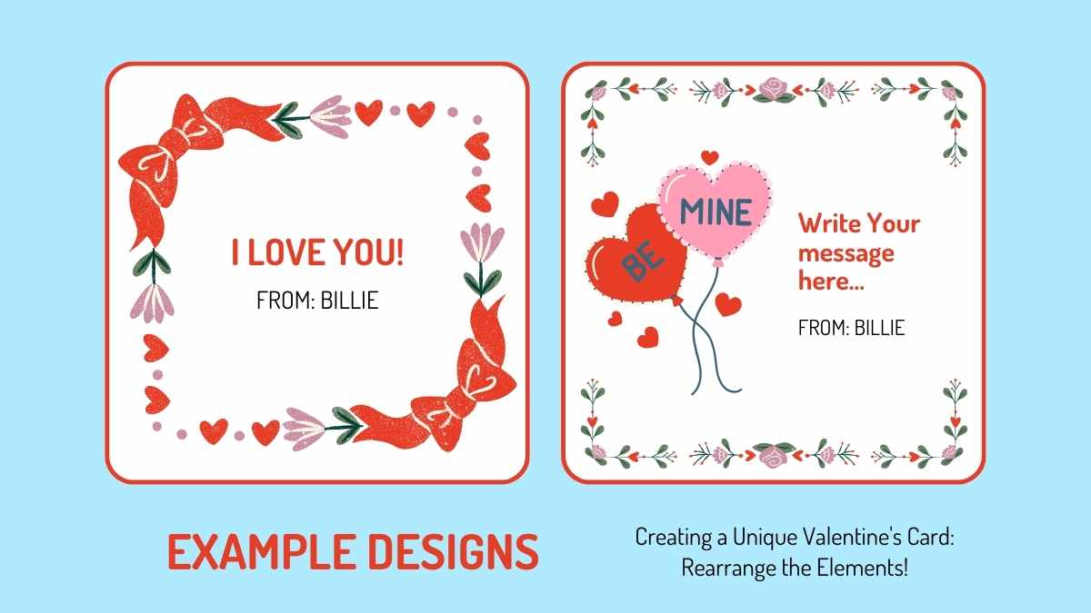 Crea una Tarjeta de San Valentín Adorable para Pre-K con Plantillas - diapositiva 10