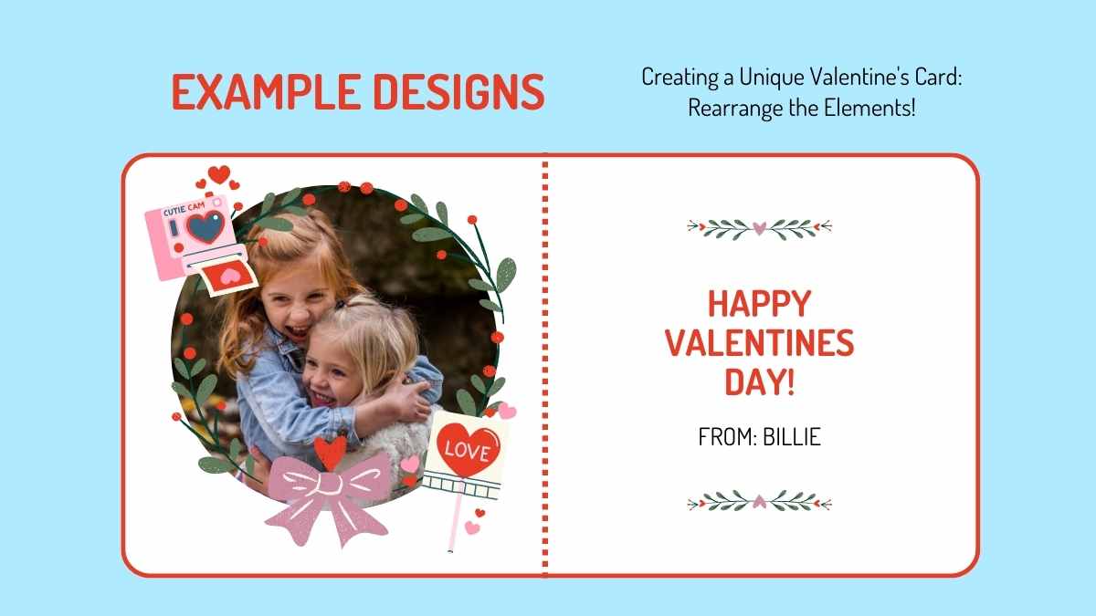 Cute Create your Valentine’s Card for Pre-K Slides - slide 12