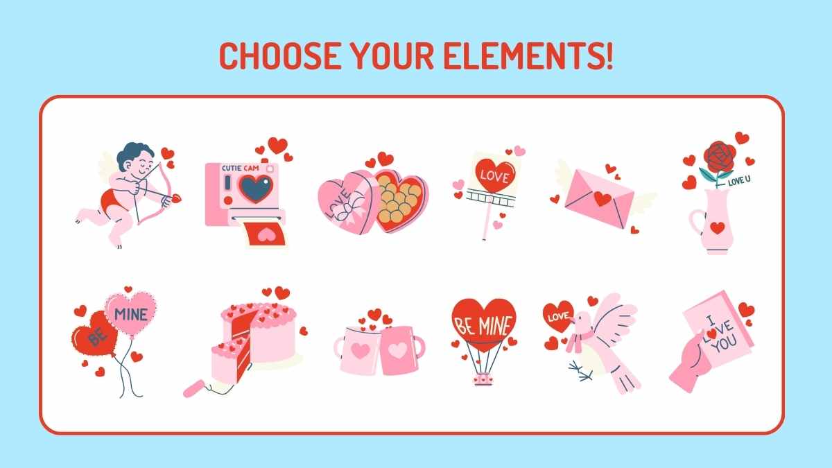 Cute Create your Valentine’s Card for Pre-K Slides - slide 8