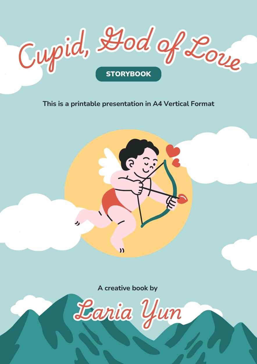 Cute Cupid God of Love Storybook - slide 1