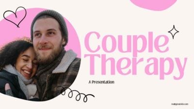 Cute Doodle Couple Therapy Meeting Slides