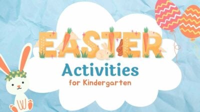 Cute Easter Activities for Kindergarten Slides