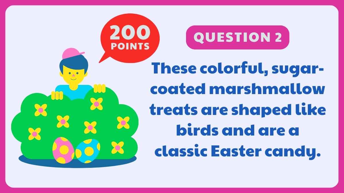 Cute Easter Jeopardy - slide 13