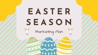 Cute Easter Season Marketing Plan Slides