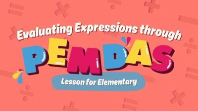 Slides Carnival Google Slides and PowerPoint Template Cute Evaluating Expressions through PEMDAS Lesson for Elementary 1
