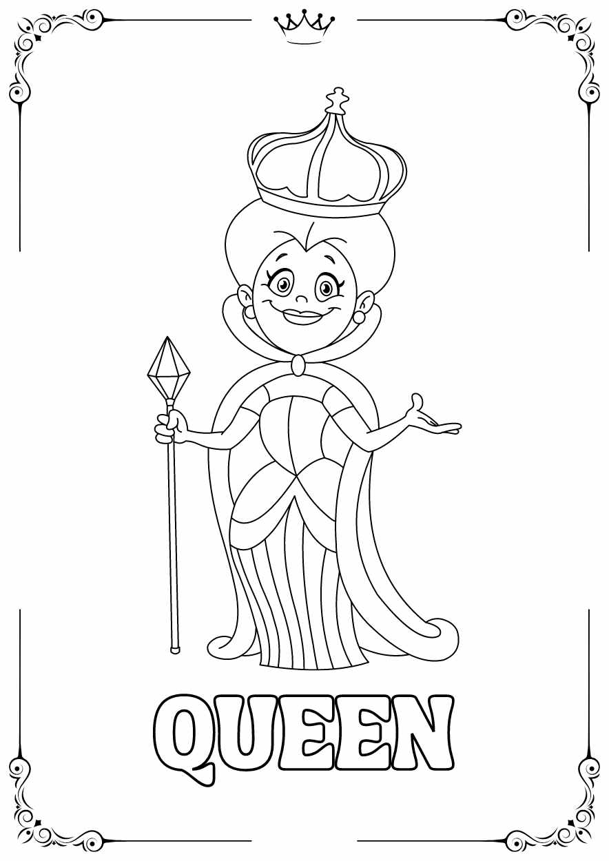 Cute Fairytale Coloring Worksheet - slide 5