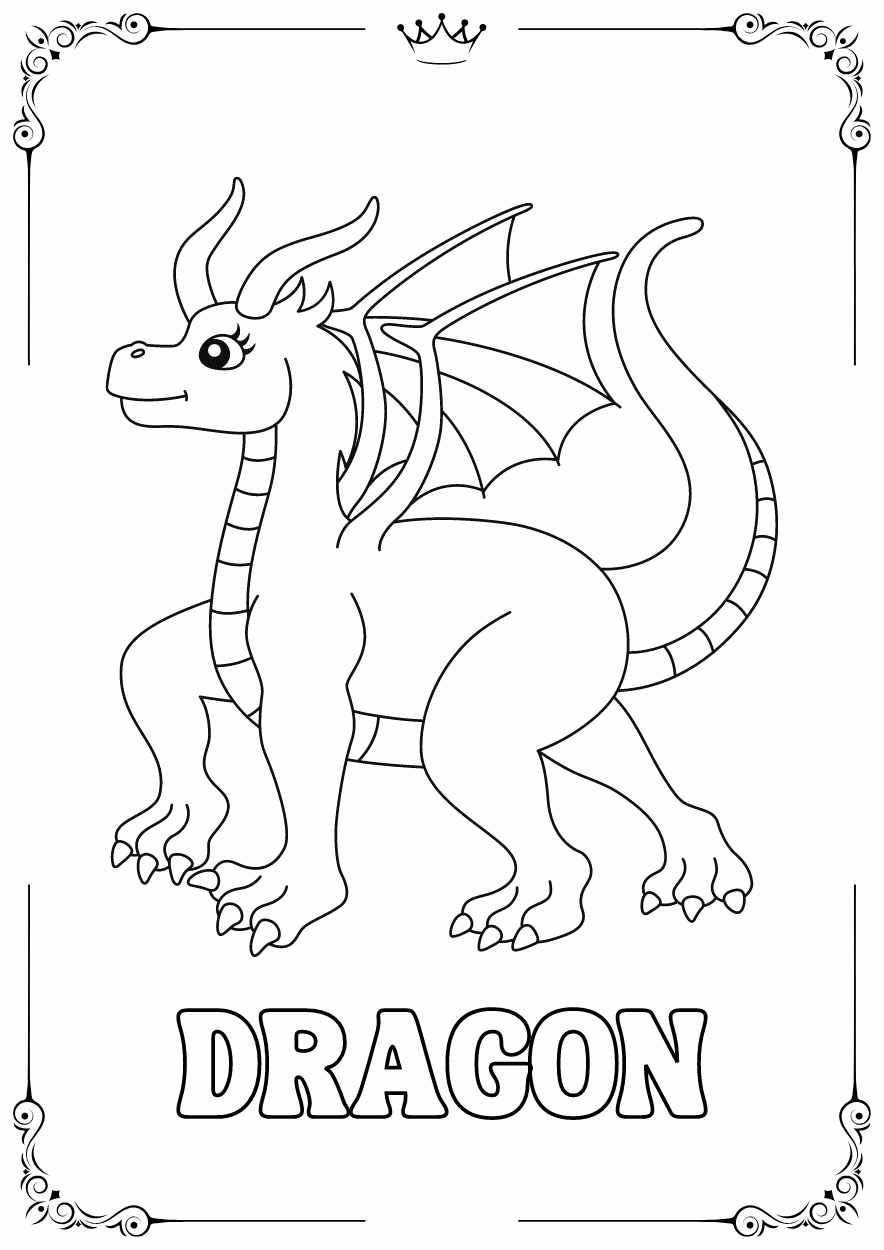 Cute Fairytale Coloring Worksheet - slide 8