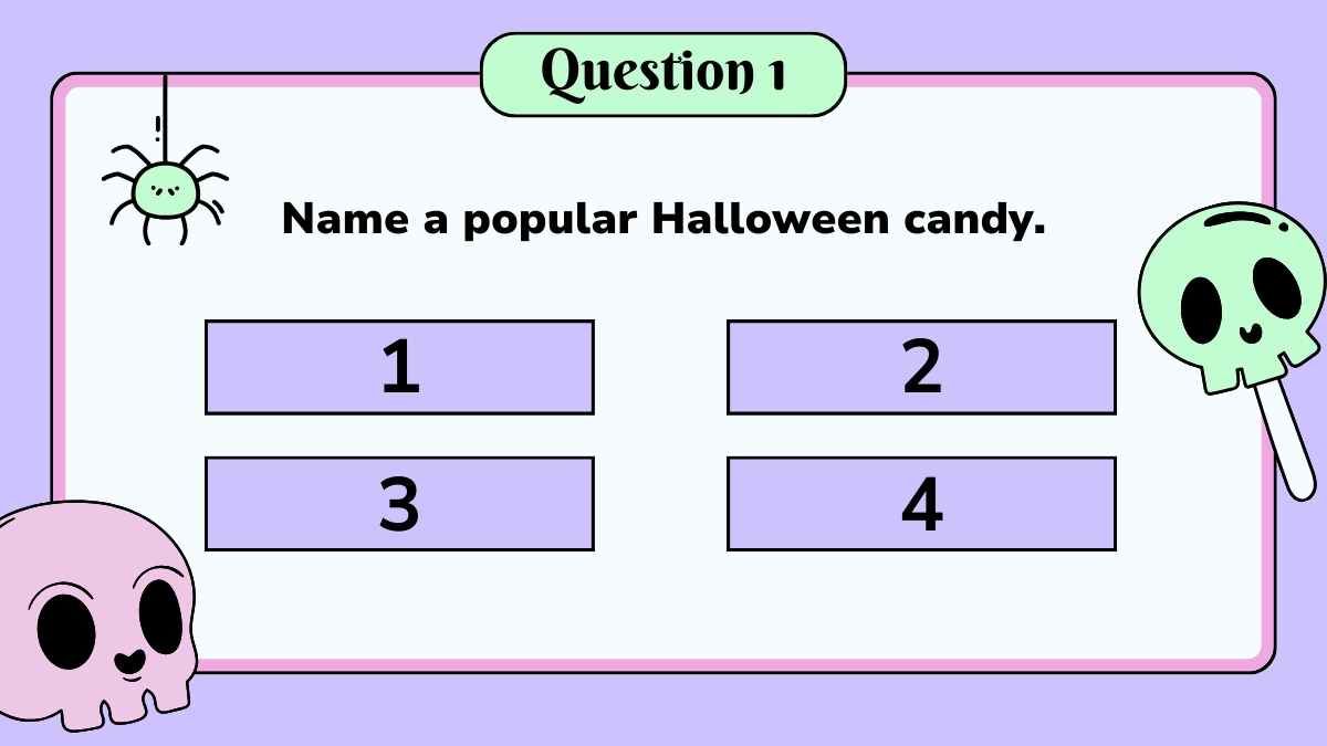 Cute Family Feud Halloween Edition Background - slide 6