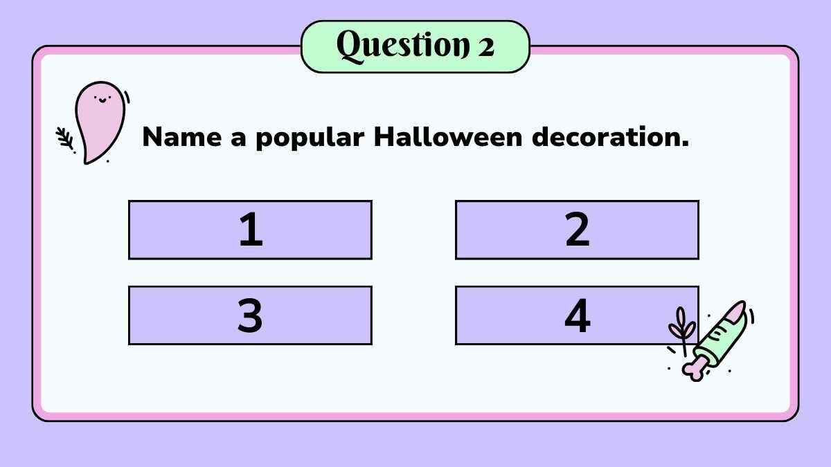 Cute Family Feud Halloween Edition Background - slide 9