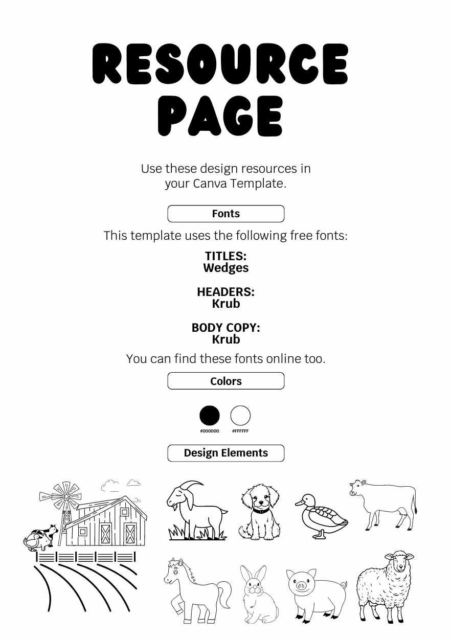 Cute Farm Animals Worksheet - diapositiva 10