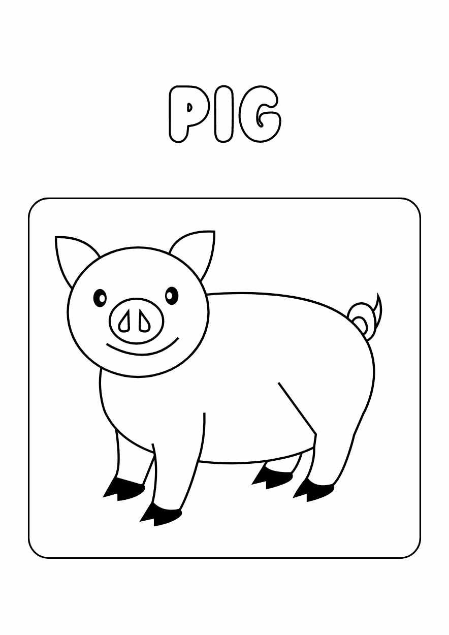 Cute Farm Animals Worksheet - diapositiva 4