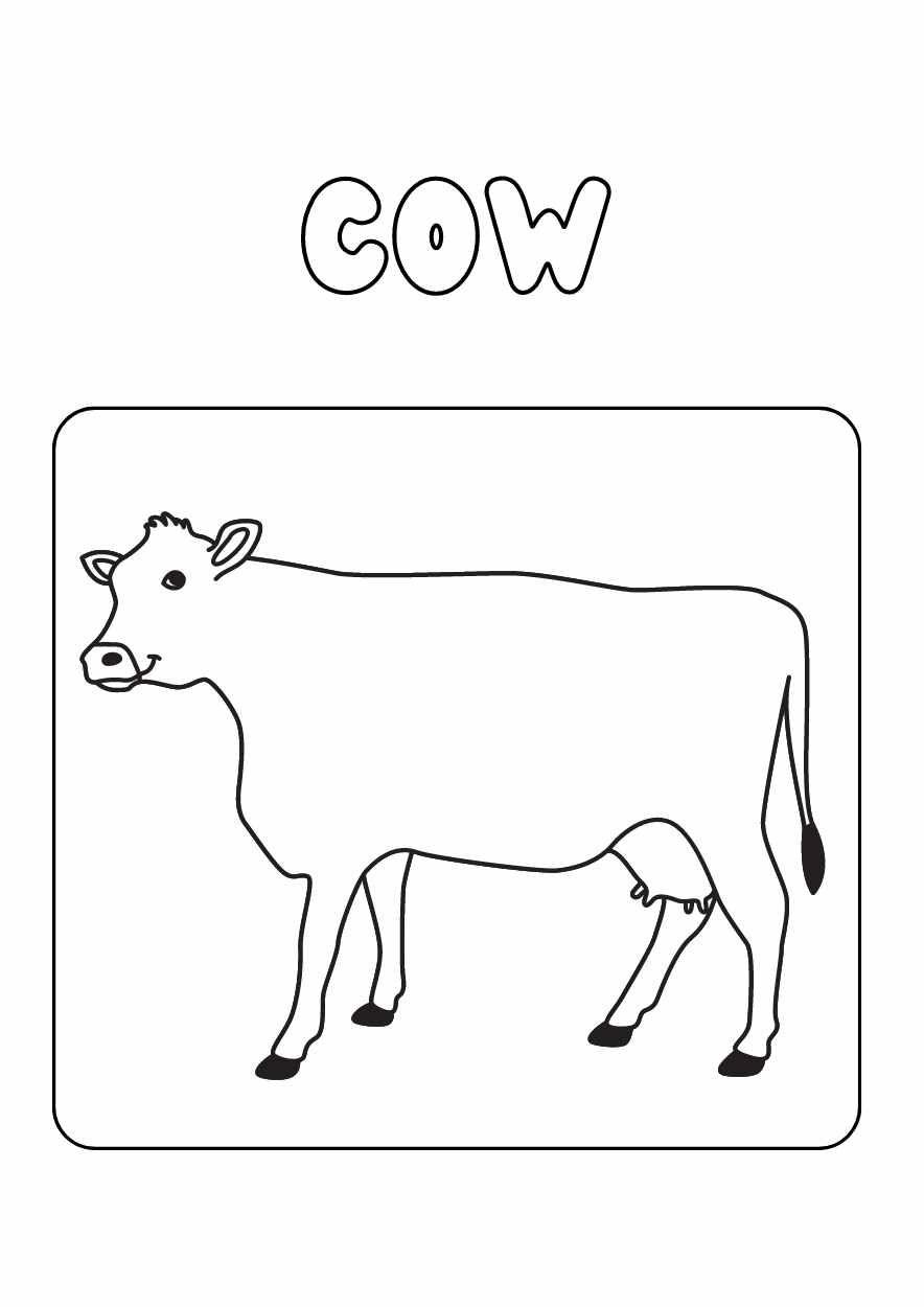 Cute Farm Animals Worksheet - diapositiva 8