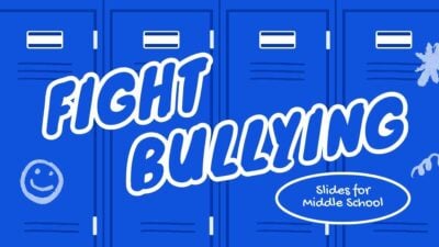 Cute Fight Bullying Slides for Middle School