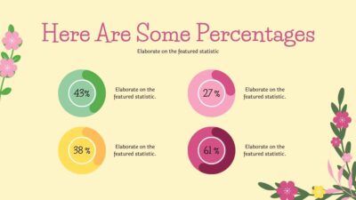 Cute Floral Spring Season Infographics