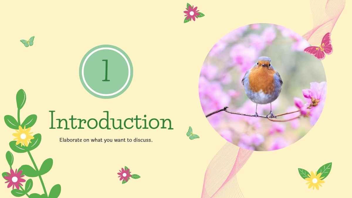 Cute Floral Spring Season Infographics - diapositiva 4