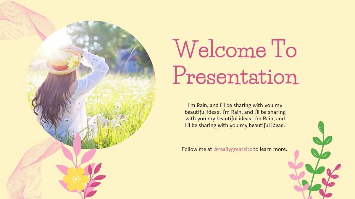 Cute Floral Spring Season Infographics - slide 4