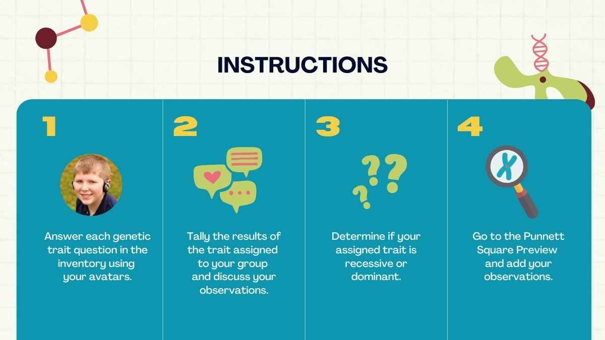 Cute Genetic Traits and Inheritance Lesson for Middle School - diapositiva 12