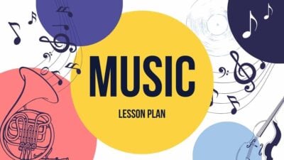 Cute Geometric Music Lesson Plan