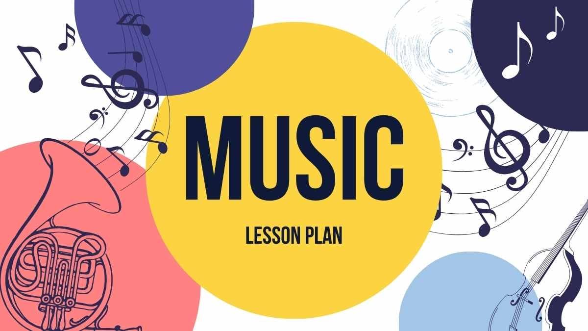 Cute Geometric Music Lesson Plan - slide 1