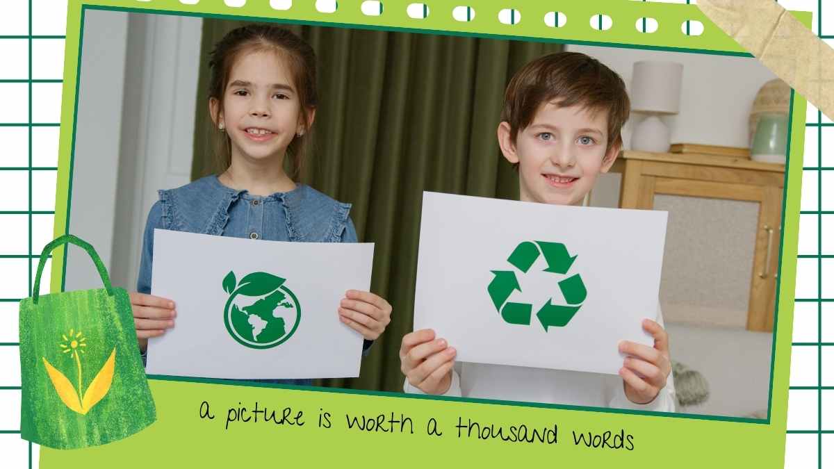 Cute Global Recycling Day at School Background Slides - slide 6