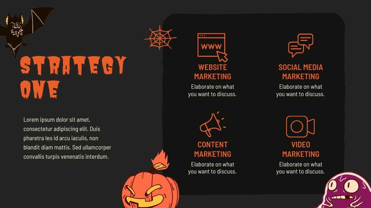 Slides com Fundo Fofo de Halloween - deslizar 11