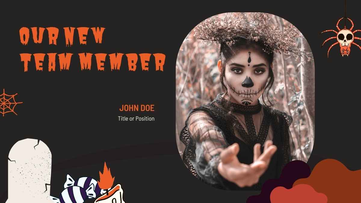 Slides com Fundo Fofo de Halloween - deslizar 14