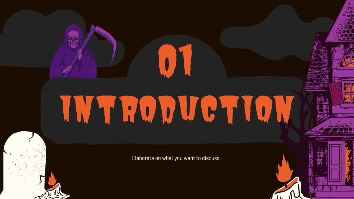 Slides com Fundo Fofo de Halloween - deslizar 4